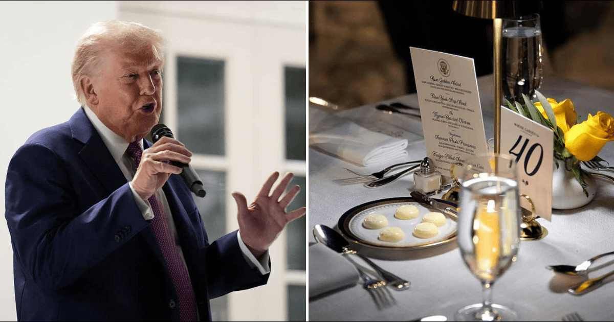 Trump’s ‘Rose Garden Club’ debut triggers liberal backlash as lavish dinner menu surfaces