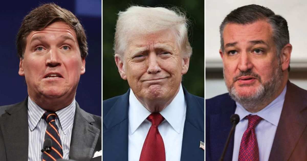 Tucker Carlson issues apologies to Trump and others he's 'snapped at', even poor Ted Cruz
