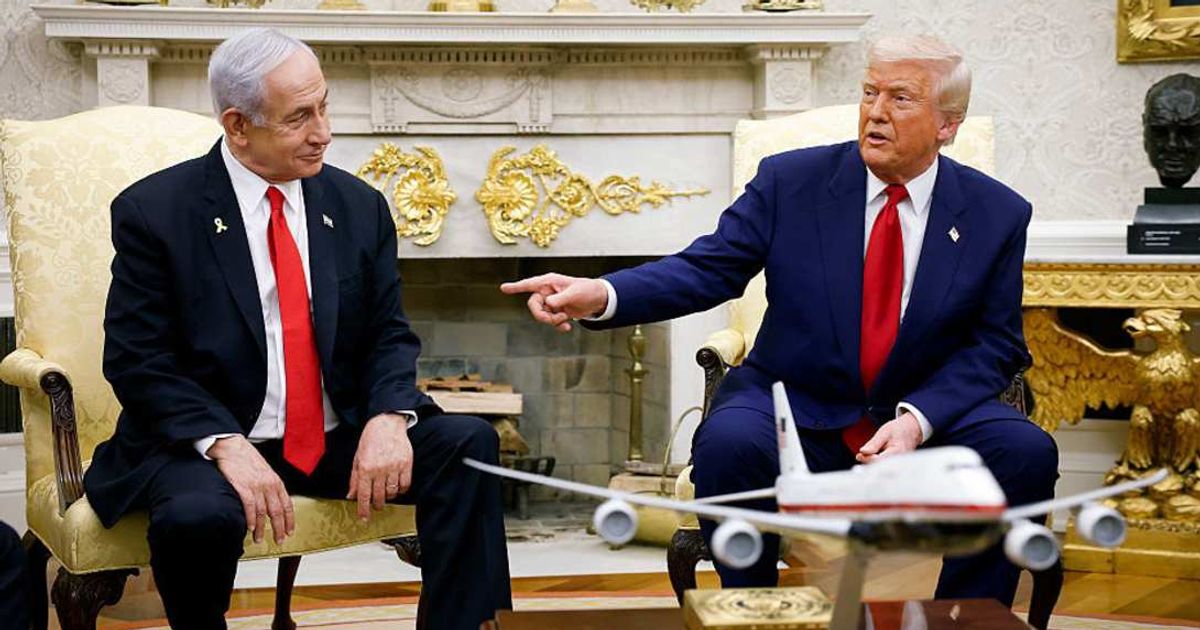 President Donald Trump held a direct call with Israeli Prime Minister Benjamin Netanyahu to express his disapproval (Getty Images)
