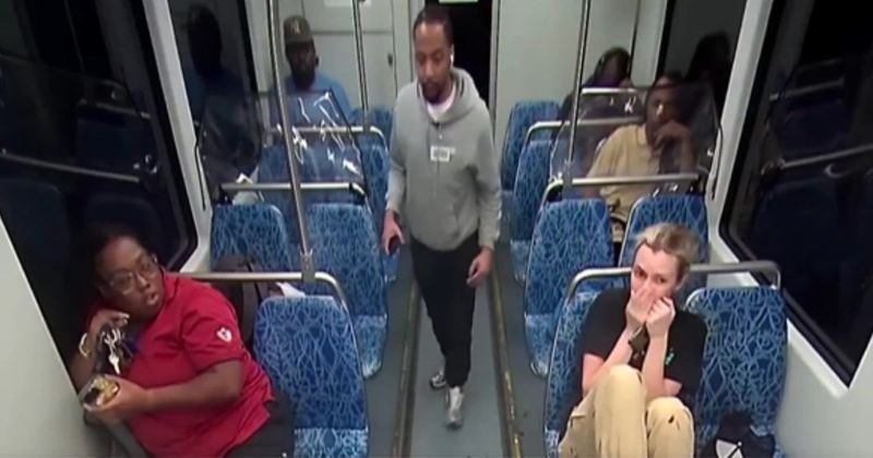 Video shows passengers’ reaction to DeCarlos Brown Jr attacking Iryna Zarutska on Charlotte train