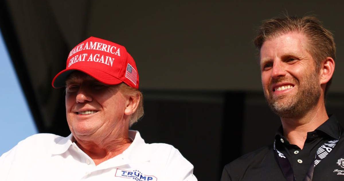 Eric Trump defends father over Epstein birthday drawing: 'My father does not sketch'