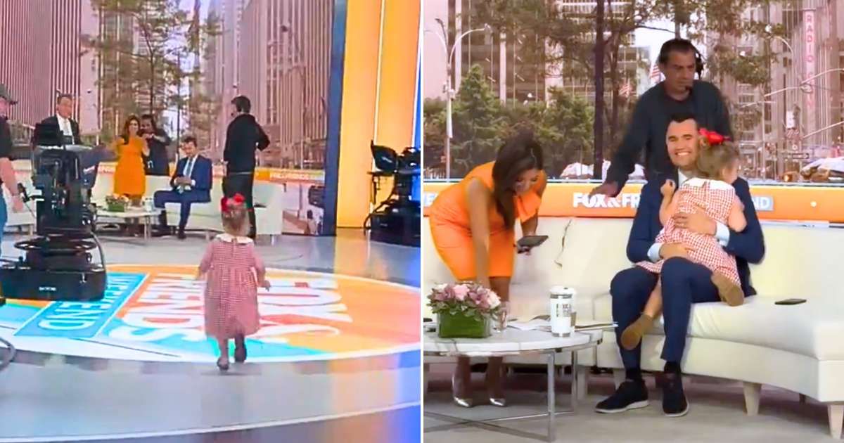 Charlie Kirk’s daughter runs to hug him on Fox set weeks before his death in touching video