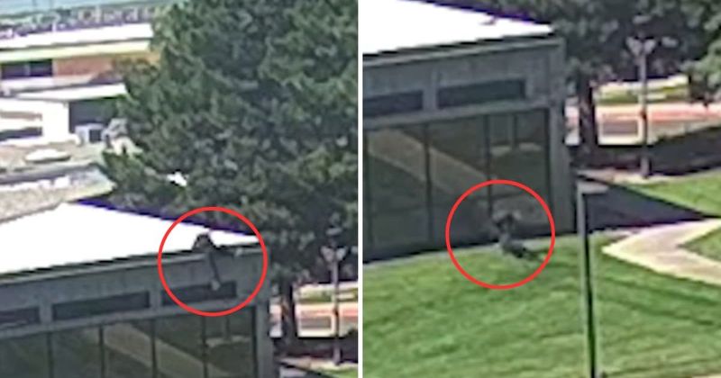 New FBI video shows Charlie Kirk shooter running across roof before leaping off building to escape