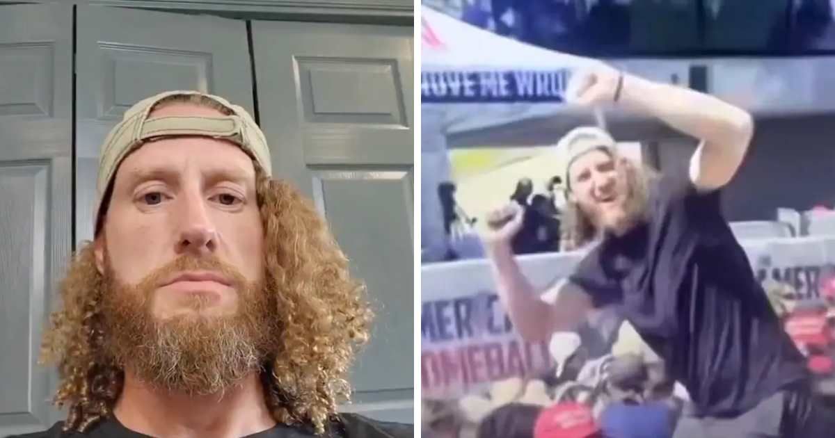 Mystery bearded man seemingly cheering after Charlie Kirk shooting says he shouted ‘USA’ to ‘save lives’