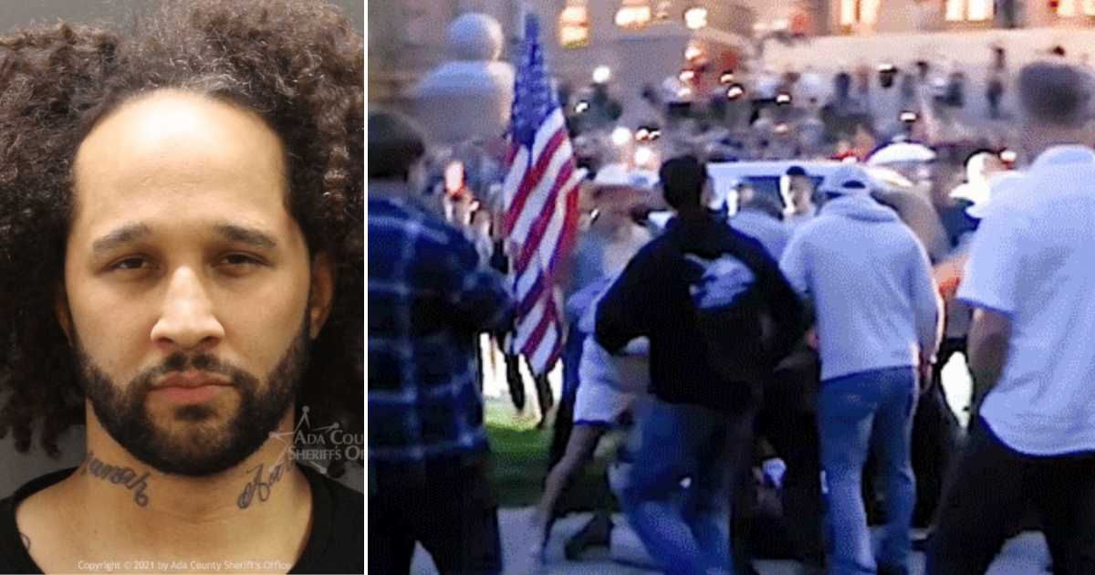 Video captures brawl erupting at Charlie Kirk vigil after activist reportedly shouts profanity at crowd