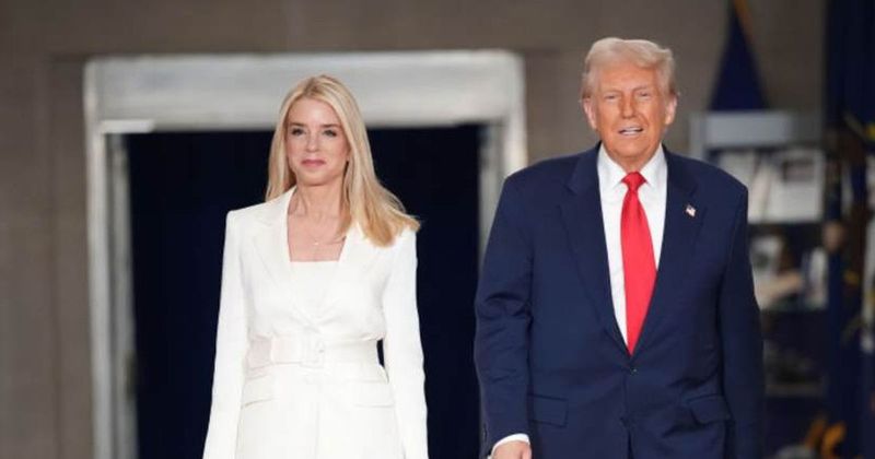 Pam Bondi claims 'none of us know' when Trump, 79, sleeps