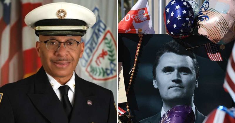 Cleveland Fire Chief Anthony Luke removed from duty after posting cartoon criticizing Charlie Kirk