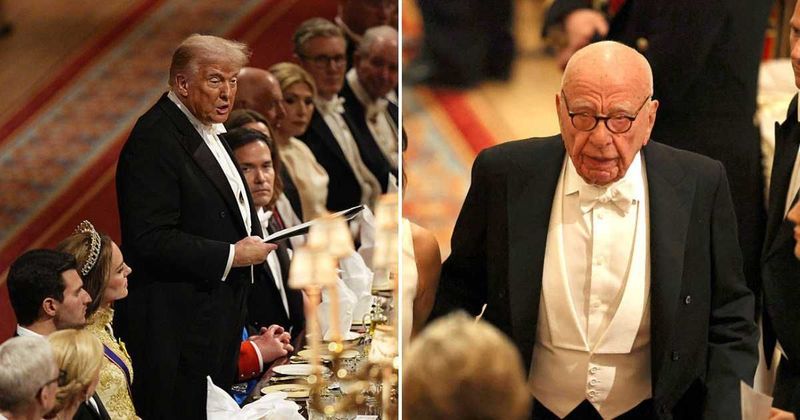 Rupert Murdoch joins Trump at royal dinner amid $20B lawsuit over Epstein letter