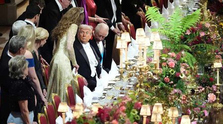 WATCH: Trump helps Kate Middleton take her seat in chivalrous moment at State Banquet