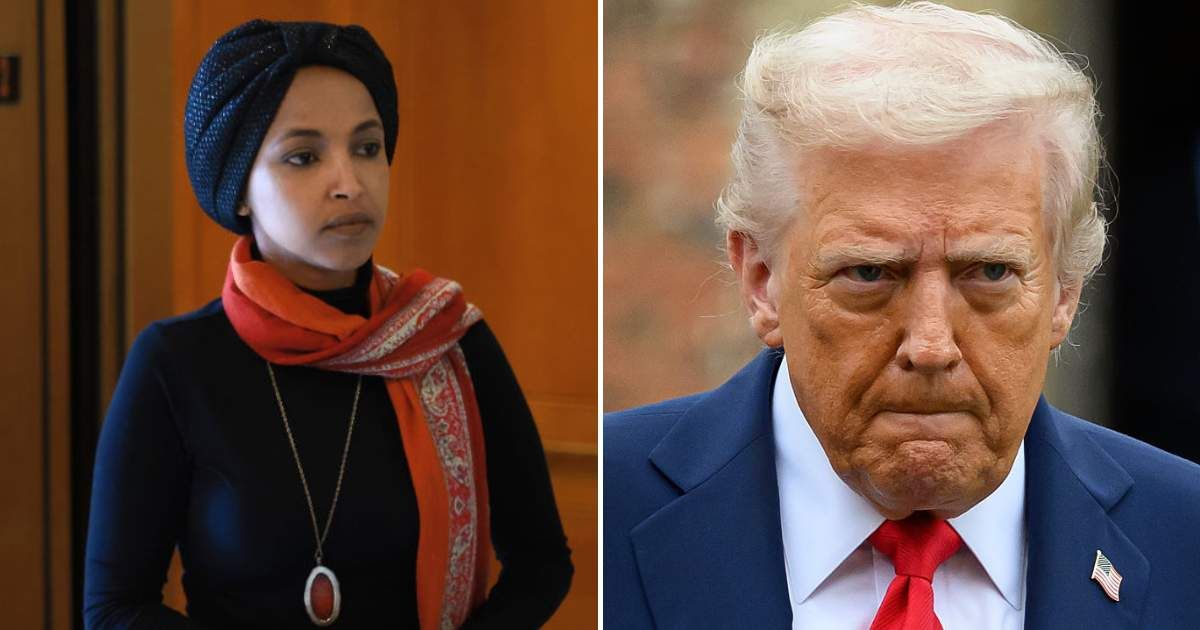President Donald Trump criticized Rep Ilhan Omar, questioning her citizenship and disparaging Somalia (Getty Images)