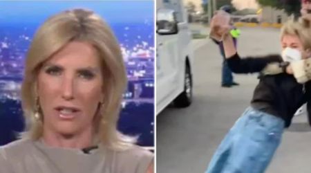 ‘Good work’: Laura Ingraham lauds ICE agent who threw protesting Democratic candidate to the ground