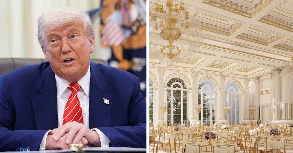 President Donald Trump unveiled plans for the new White House ballroom funded by private donors (Getty Images, Whitehouse gov)