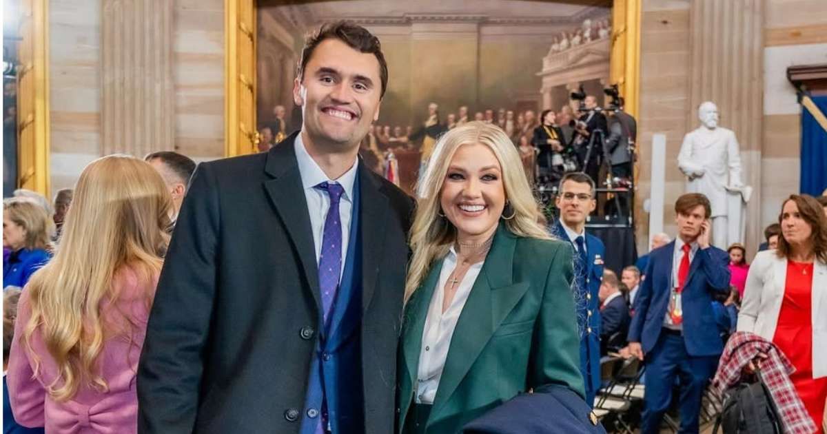 Erika Kirk had planned to join Charlie Kirk on the trip but stayed behind to care for her mother, who was undergoing medical treatment (Instagram/@charliekirk1776)