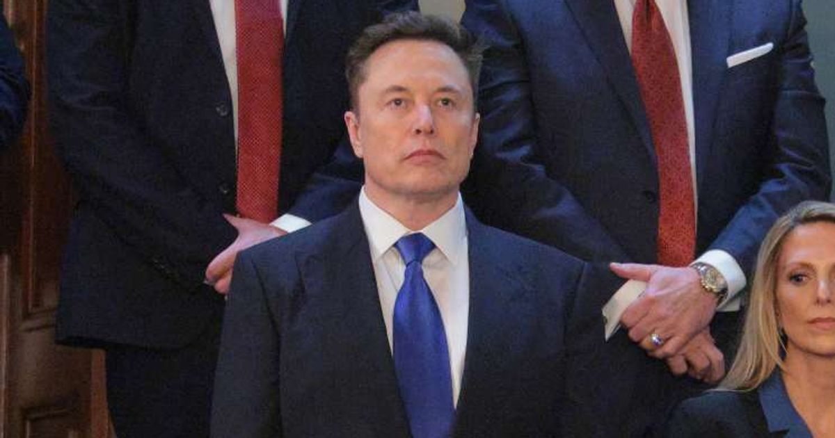 Elon Musk attended Charlie Kirk’s memorial in Arizona, sharing a video of the packed stadium and calling it an honor to be there (Kayla Bartkowski/Getty Images)