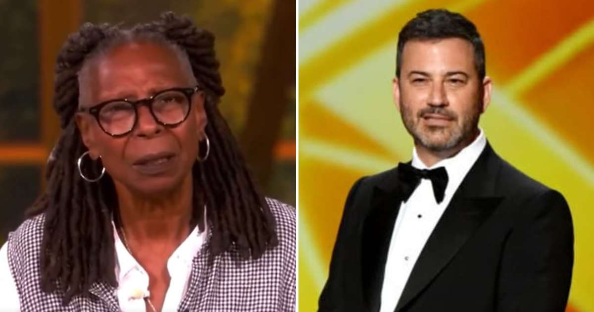 Whoopi Goldberg opened the latest episode of 'The View' by addressing critics of the show's silence on the Jimmy Kimmel controversy (Screengrab/The View/YouTube, Amy Sussman/WireImage)