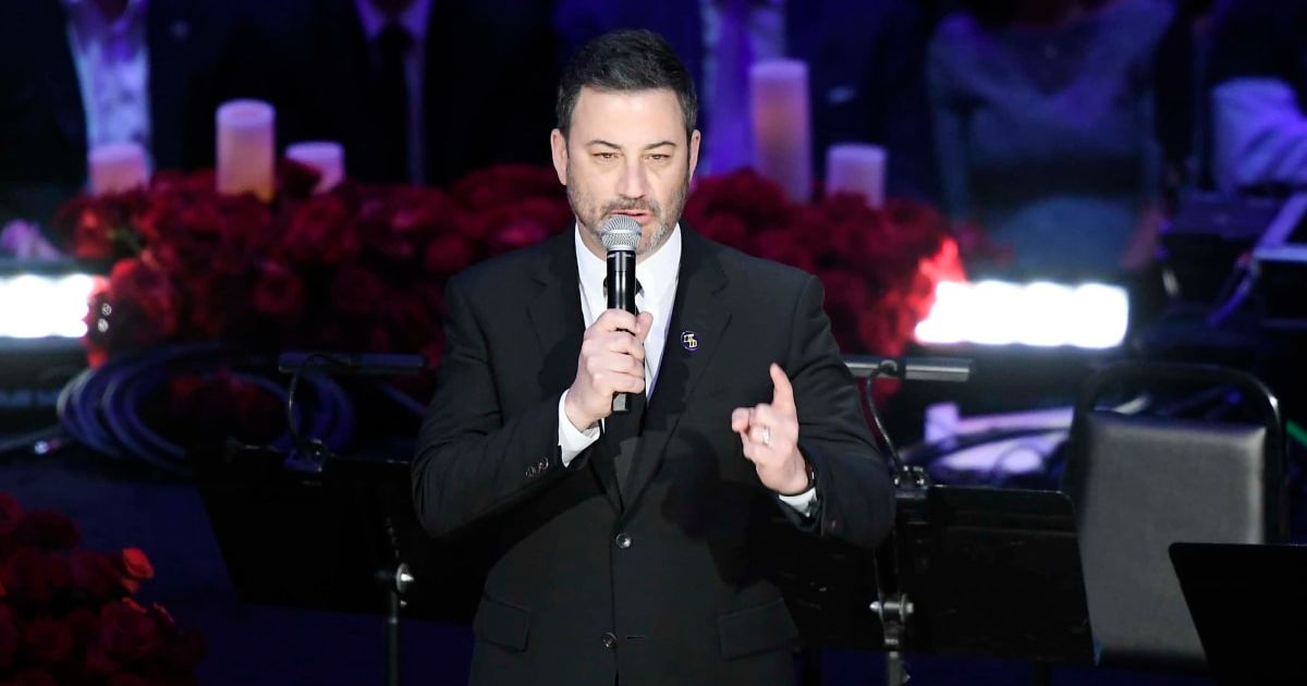 TV comedian Jimmy Kimmel may face a mutiny from his crew if he refuses to call out Disney for suspending his late-night show (Getty Images)