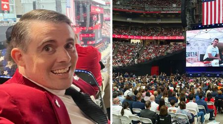 Wyoming state rep walks nearly three miles on crutches to attend Charlie Kirk memorial