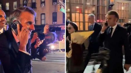 Emmanuel Macron calls Trump after getting stuck in NYC traffic caused by presidential motorcade