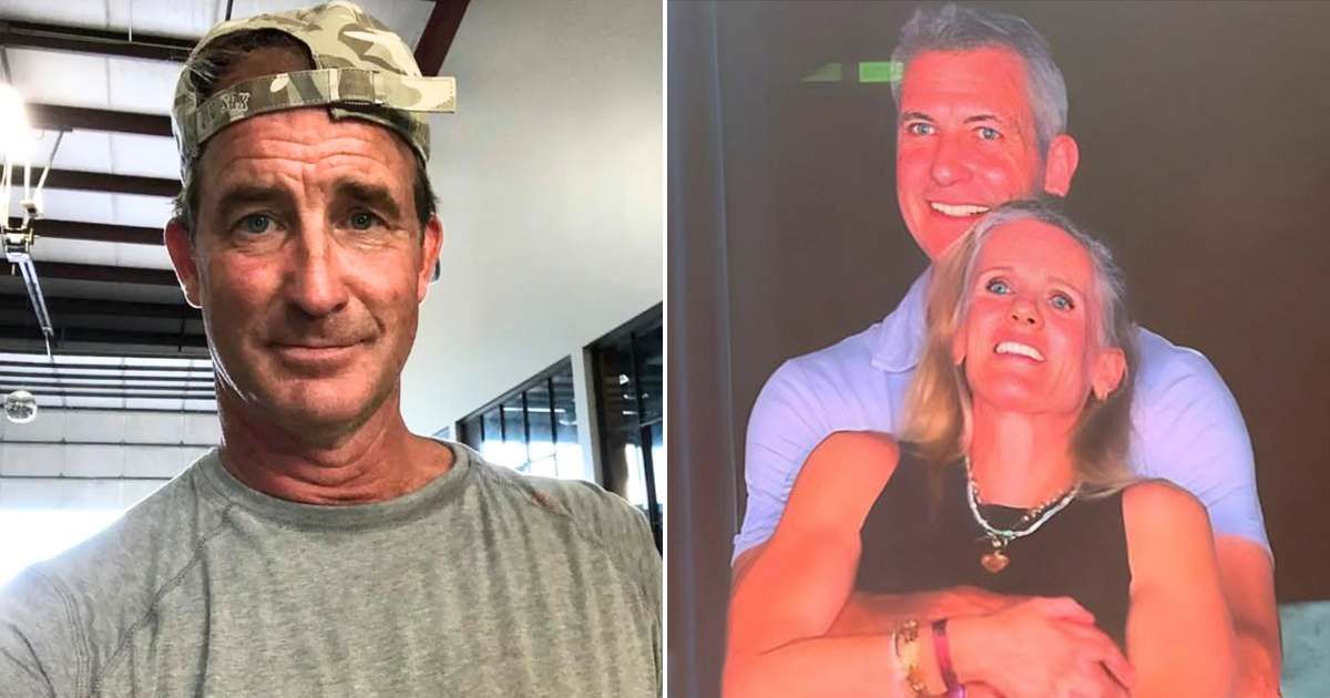 Andrew Cabot (L), husband of the ousted Astronomer HR exec Kristin Cabot (R) wasn’t sitting at home that night (Facebook/Andrew Cabot, X)