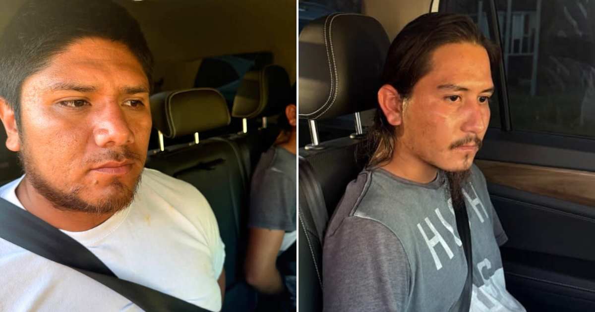 Illegal immigrants Juan Carmen Padron Mendez and Juan Carlos Padron Barron were recaptured after escaping custody in Texas (Conroe Police Department, Texas)