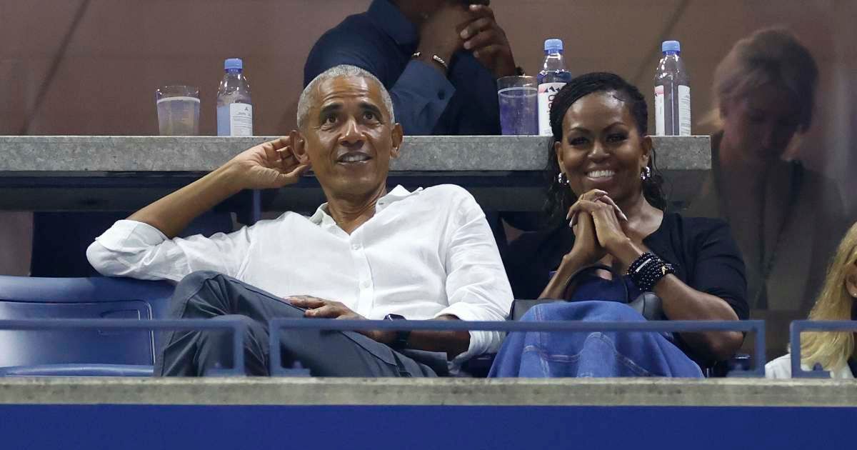 Barack Obama spoke about the challenges of married life with Michelle Obama at The O2 Arena in London (Sarah Stier/Getty Images)