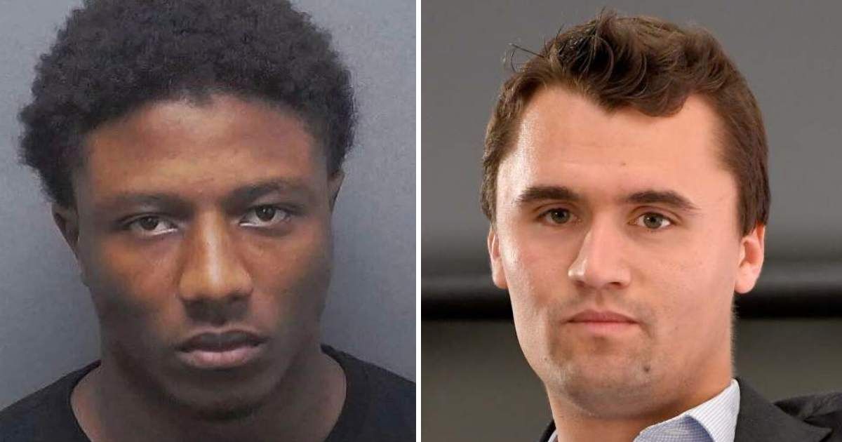 Xaelyn Dunbar, 19, is accused of threatening to crash his truck into a Charlie Kirk vigil at the University of Texas, police said (Bexar County Sheriff’s Office, Getty Images)