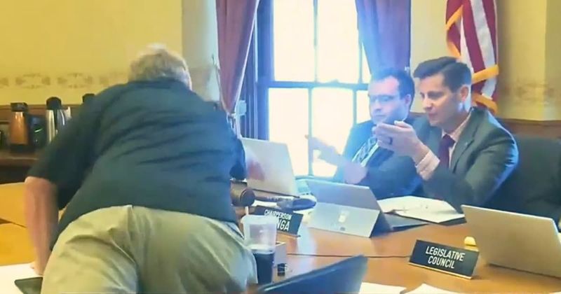 Chaos erupts at Wisconsin immigration hearing as Democrat tries to grab chairman's gavel