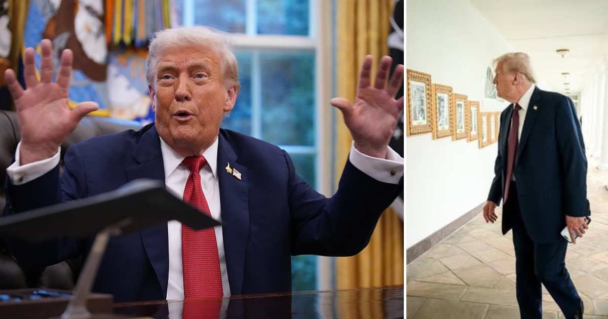 Donald Trump appeared noticeably slimmer during public appearances in Washington DC (Getty Images/X)