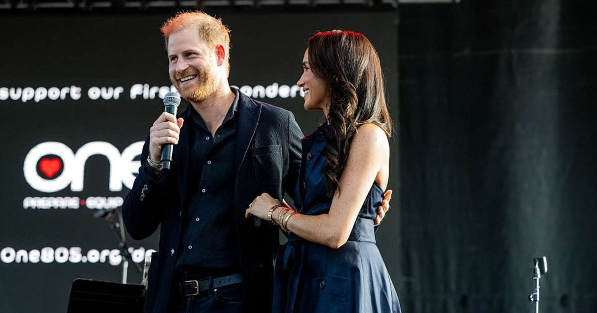 Prince Harry and Meghan Markle attended the One805LIVE! concert benefiting first responders in Carpinteria, California (Scott Dudelson/Getty Images for ABA)