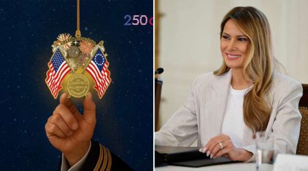 Melania Trump unveils limited-edition Christmas ornament line ahead of America's 250th anniversary