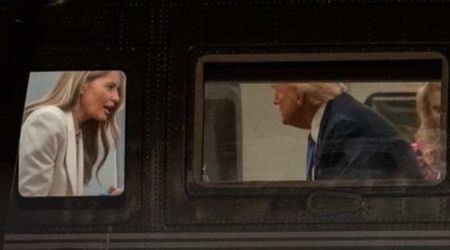 Lip readers reveal topic of Trump and Melania’s serious conversation aboard Marine One