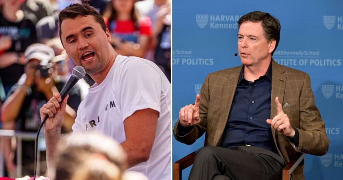 Charlie Kirk used to attack James Comey for his alleged misconduct against Trump (Getty Images)