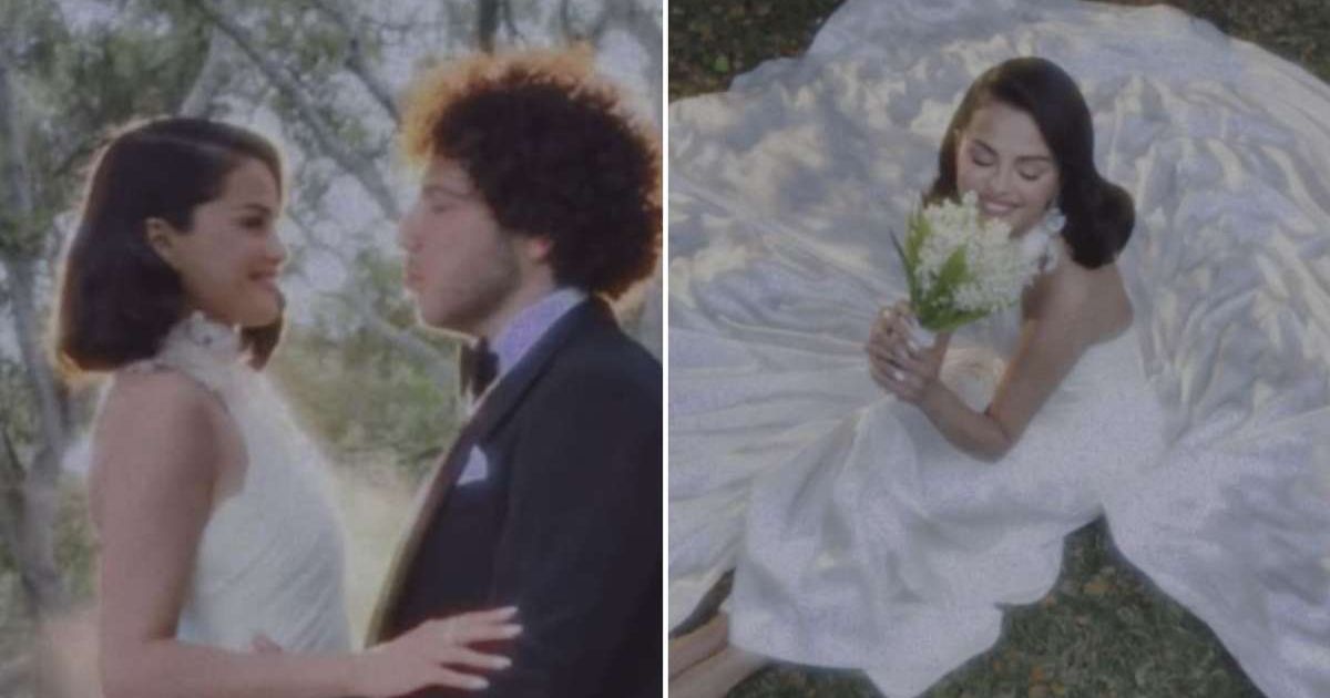 Selena Gomez and Benny Blanco tied the knot in a private ceremony on Saturday, September 27 (@selenagomez/Instagram)