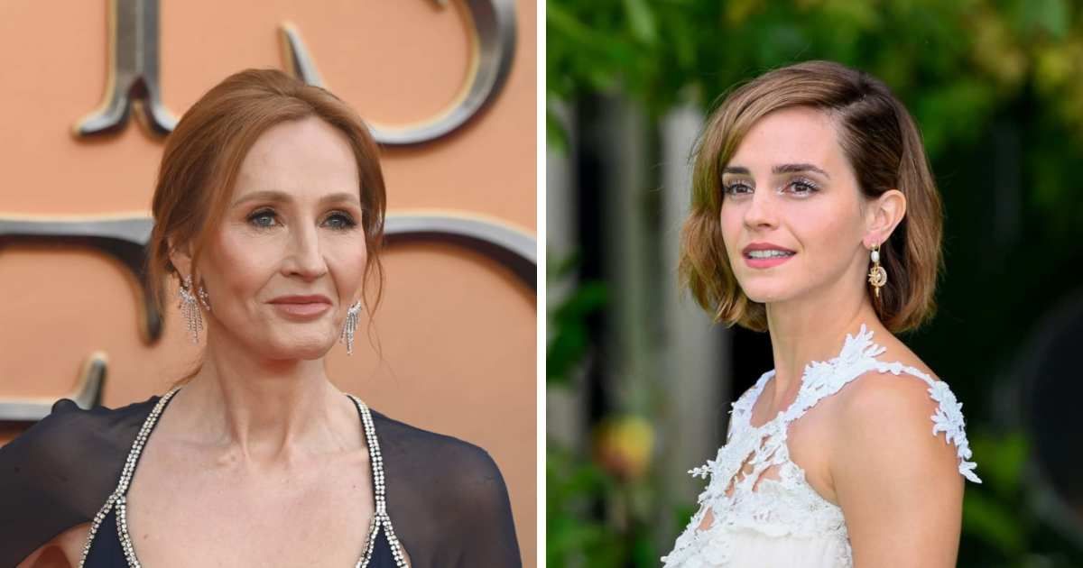 JK Rowling shared a parody video mocking Emma Watson (Getty Images) 