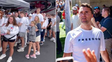 Charlie Kirk ‘Freedom’ T-shirt giveaway draws massive crowd at Oregon vs Penn State game