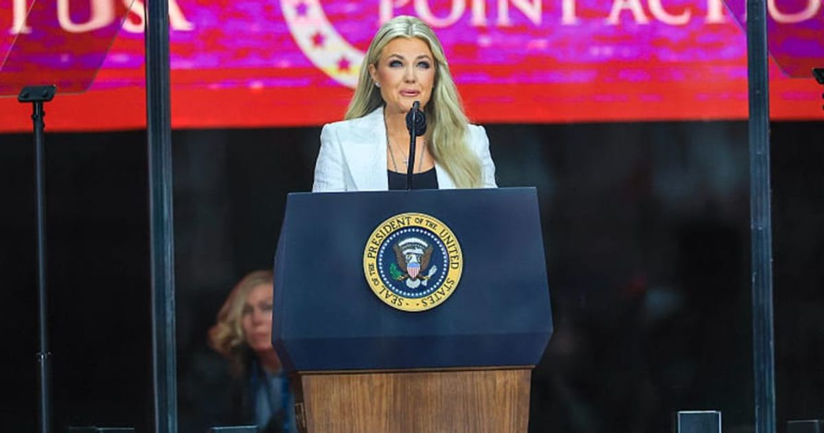 Social media posts claimed Erika Kirk launched a Christian dating app (Getty Images)