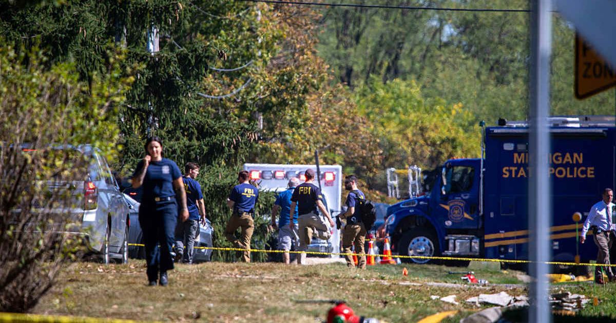 The church was engulfed in flames during the rampage, and authorities are investigating if Thomas Jacob Sanford deliberately set the blaze (Bill Pugliano/Getty Images)