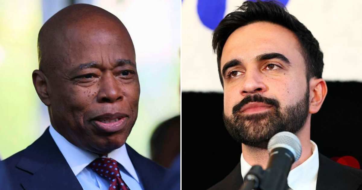 New York City Mayor Eric Adams's exit from the mayoral race immediately put the spotlight on Zohran Mamdani, the front-runner who’s been surging in the polls (Getty Images)