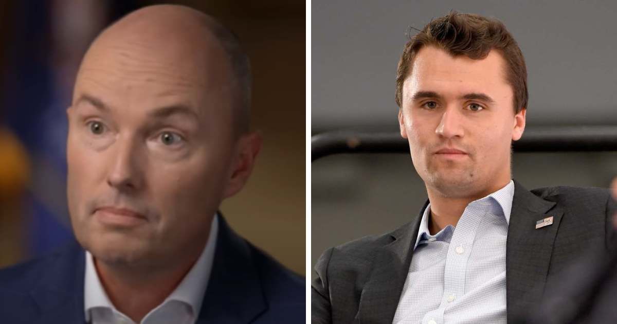 Spencer Cox  told CBS’s '60 Minutes' that he felt physically sick when he had to call President Donald Trump to inform him of Kirk’s death (YouTube screengrab 60 minutes/Getty Images) 
