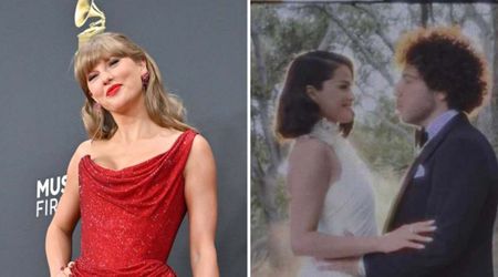Taylor Swift delivers speech at BFF Selena Gomez's dreamy wedding to Benny Blanco