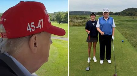 'Golfing with Grandpa': Kai gives fans a peek of her day with Donald Trump on the course