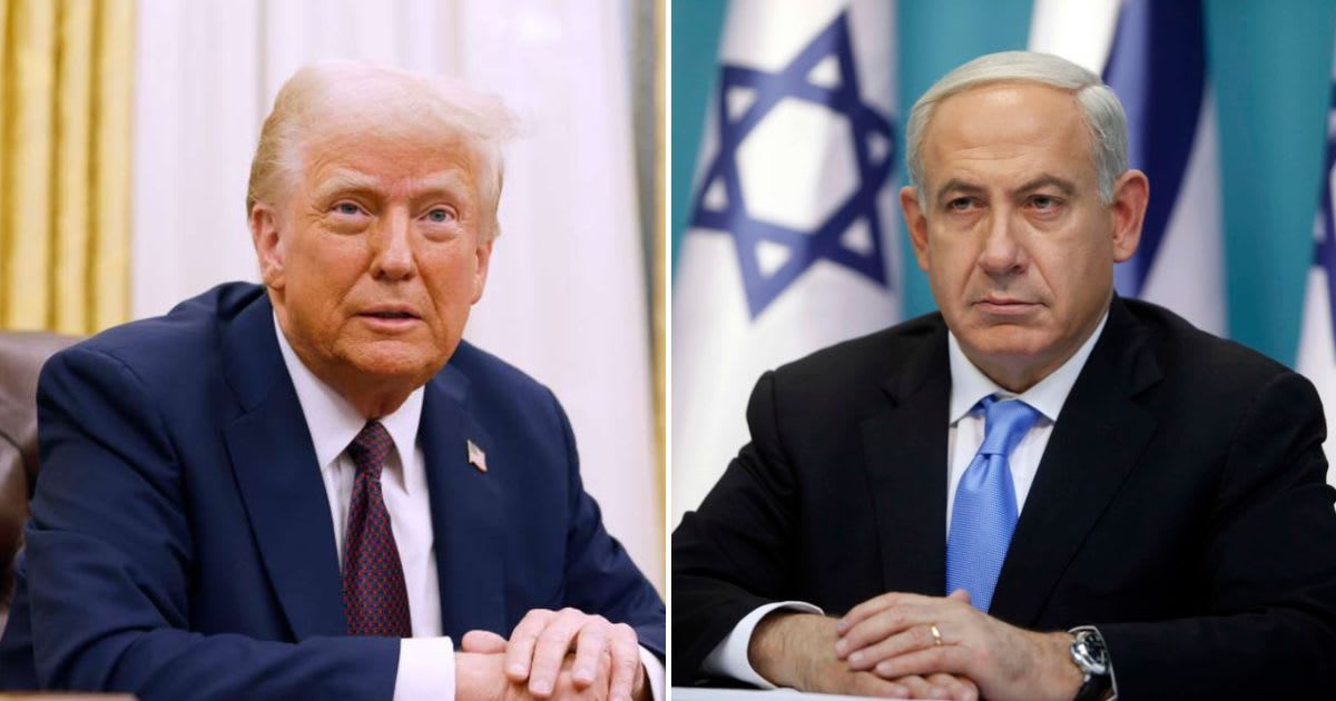 Donald Trump and Benjamin Netanyahu will meet at the White House to discuss plans for Gaza (Getty Images)