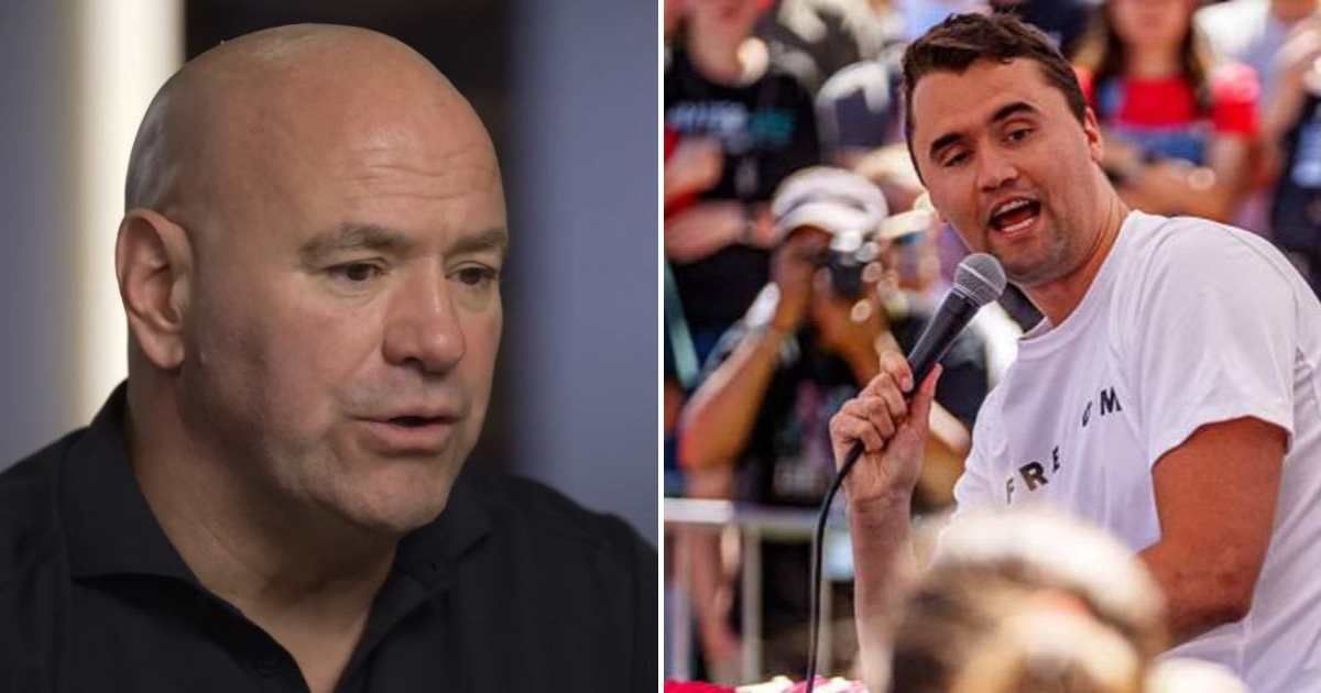 While Dana White condemned those celebrating Charlie Kirk’s death as 'disgusting,' he said people make mistakes and their lives shouldn’t be ruined (60 Minutes/YouTube, Getty Images)