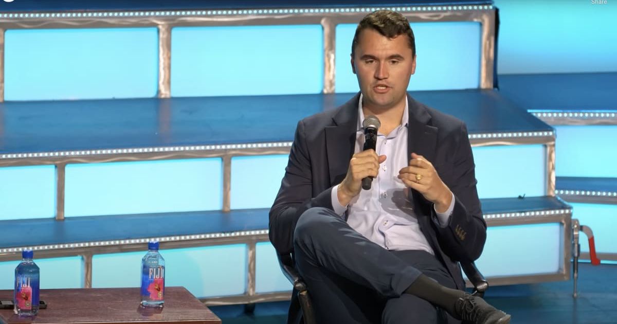 Charlie Kirk addressed questions about the death penalty at a Utah event just weeks before he was fatally shot (screenshot/YouTube)