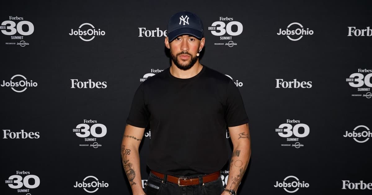 Bad Bunny was announced as the 2026 Super Bowl halftime show headliner in Santa Clara California (Taylor Hill/Getty Images)