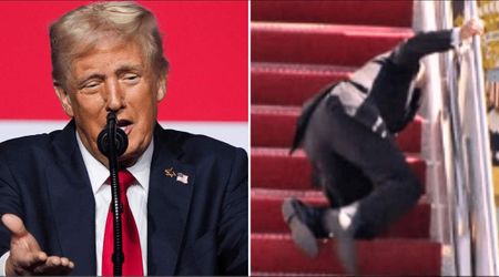 Trump touts stair routine to avoid stumbles like Biden: ‘Walk carefully, don’t bop down’