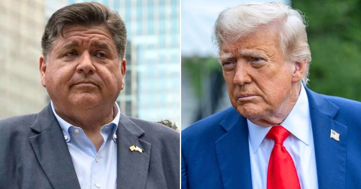 Illinois Governor JB Pritzker just accused President Donald Trump of having 'dementia' and demanded the 25th Amendment be used to show Trump the exit (Getty Images)