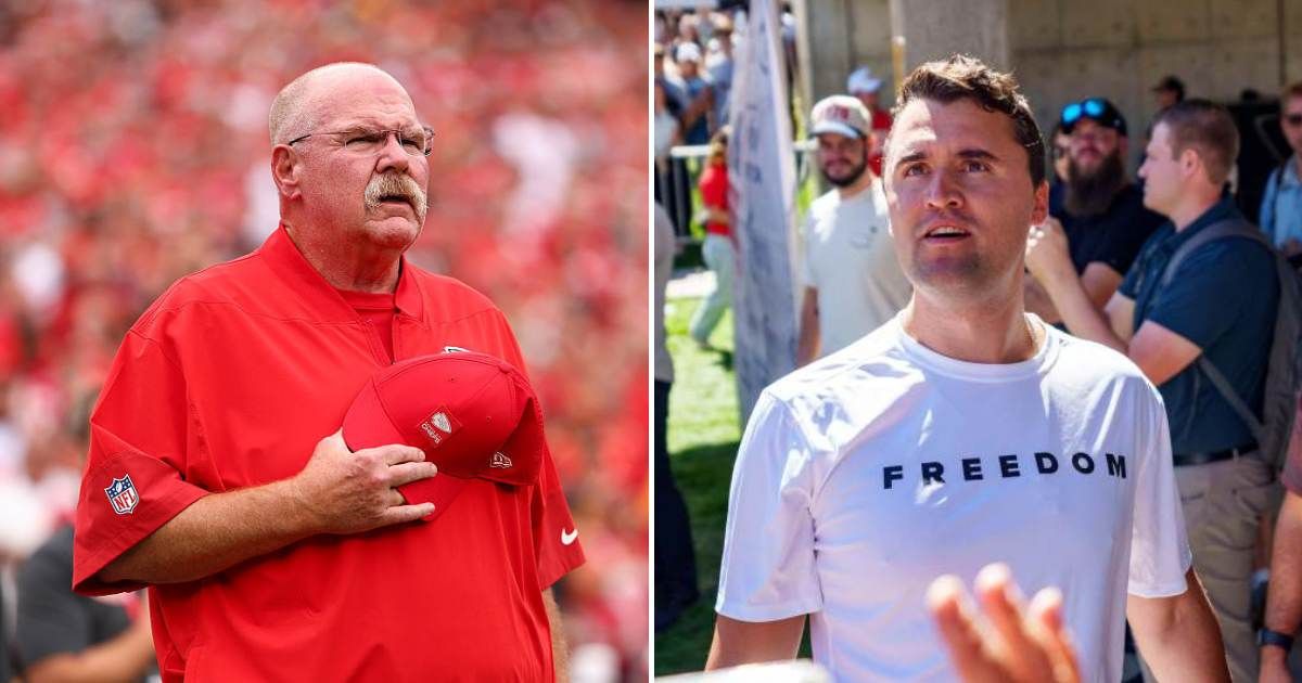 An online rumor claimed Andy Reid refused to attend 2026 Super Bowl over Charlie Kirk tribute (Getty Images)