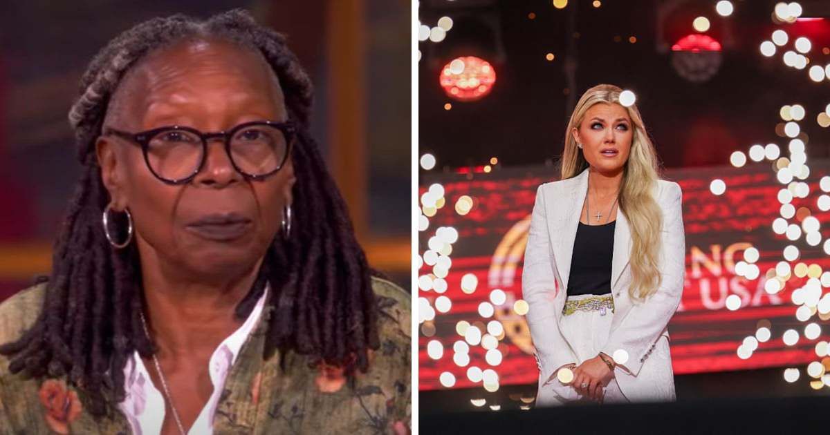 Social media posts claimed that Whoopi Goldberg lashed out at Erika Kirk, the widow of slain conservative activist Charlie Kirk, during a live broadcast (Getty Images)
