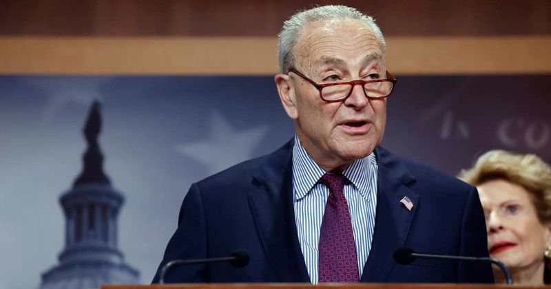 Chuck Schumer laughed at in Senate for calling NYT poll on shutdown 'biased' against Democrats